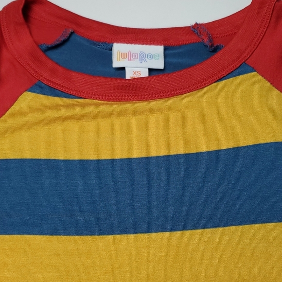 NWT Lularoe Randy baseball style tee - Picture 3 of 7